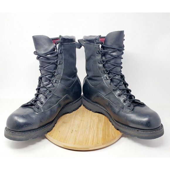 Matterhorn Boots Mens 9 Black Military Tactical Combat Shoe Vibram Insulated USA - Picture 5 of 14